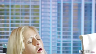 Cayla Lyons gets her pussy licked on the desk