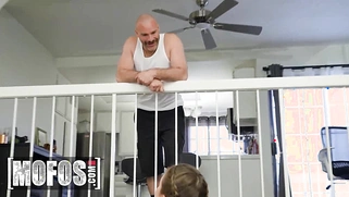It's Mira Monroe's First Time Trying a Standing 69 with Charles Dera, and She Loves It