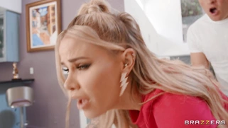 Jessa Rhodes gets her pussy fucked by Zac Wild from behind