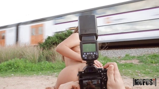 Briana Banderas shakes her ass on the hard dick in POV
