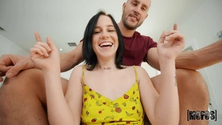 Remi Jones and Duncan Saint have fun