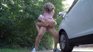 Ariana Van X gets fucked by Martin Gun outdoors