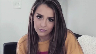 Spoiled teen Sophie Reyes sucks cock for money