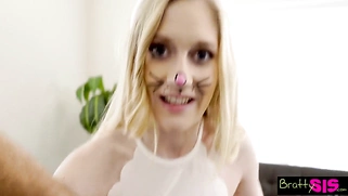 Bunny Sis Looked for Easter Eggs - and Got Eggs Right in Her Mouth!