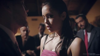 Alina Lopez is sucking dick and licking balls