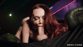 Jasmine James is sucking Danny D's huge cock