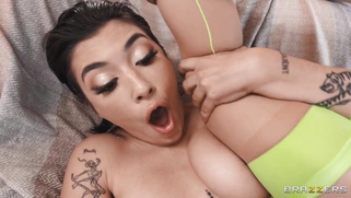 Brooklyn Gray in stockings gets ass fucked by Alex Legend