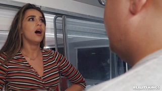 Sloan Harper got her pussy pounded standing
