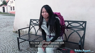 Stranded Thai Jureka Del Mar Facialised by Stranger