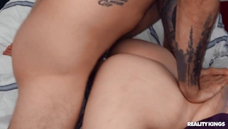 Tattooed Val Steel gets banged by Nade Nasty doggystyle