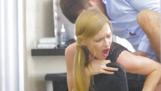 Lucy Heart gets her ass fucked by Kai Taylor doggystyle