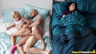 Paisley Rae lying on her side gets pussy nailed by Jmac