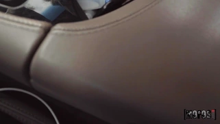 Lexie Fux is sucking cock on the backseat
