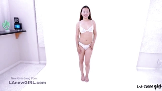 New Hot Chinese Girl gets Super Horny around Big Cocks