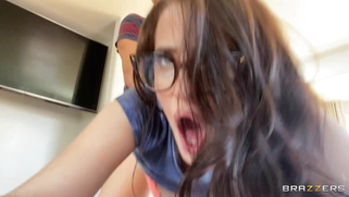 Aubree Valentine gets her pussy fucked from behind