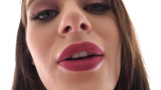 Lana Rhoades flaunts her ass and talks dirty to the camera