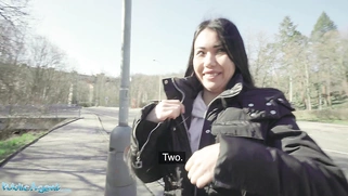 Asian babe Alina Crystall Fucks Stranger for Cash
