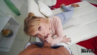Athena Rayne shows off her cock sucking skills