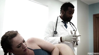 Maddy O'Reilly gets her pussy explored by Dr. Tyler Knight