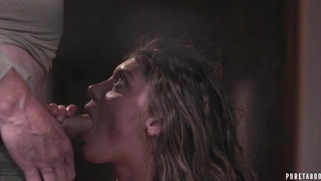 Russian Elena Koshka gives nice blowjob