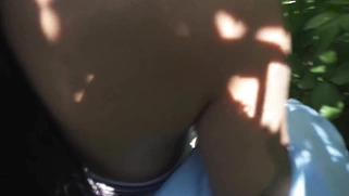 a gorgeous Colombian girl gets fucked in public outside