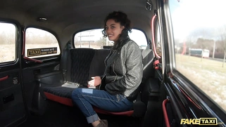 Fake taxi in Spain fucking a beauty with a big dick