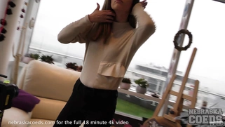 Josie Tries Masturbation with a Rabbit Dildo