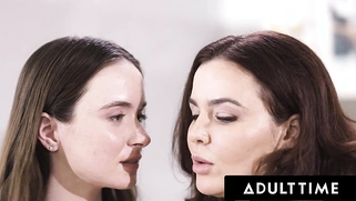 Hazel Moore Eats Stepmom Natasha Nice's Pussy With the Help of a Lesbian Therapist!