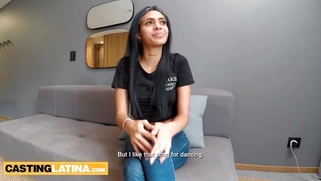 Latina slut cant focus on the interview