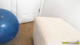 Skyla Novea demonstrates her amazing hula hoop skills