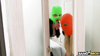 Bridgette B and Karma Rx [censored] Juan in the house