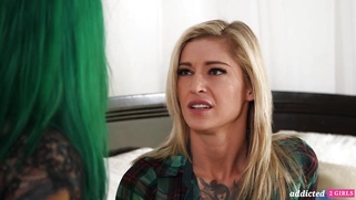 Kleio Valentien and Taurus Angel are kissing