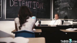Troublesome student learning a lesson