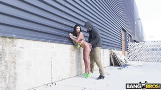 Romanian Alyssia Kent gets fucked outdoors