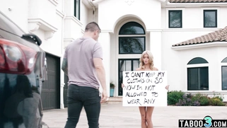 Naive teen accepting a dudes noble offer
