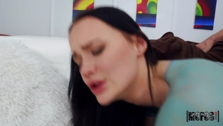 Sasha Sparrow gets her pussy drilled doggystyle