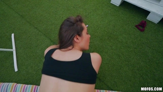 Big booty Sofia Curly gets her pussy banged from behind
