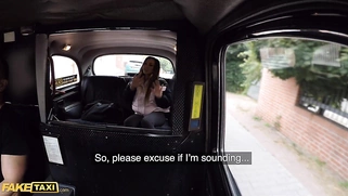 In FakeTaxi, Australian dildo-wielder Aubrey Black (sucking her big tits)