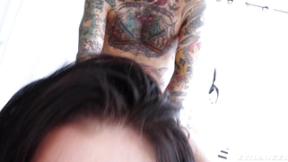 Joanna Angel gets her anus destroyed by Small Hands doggystyle