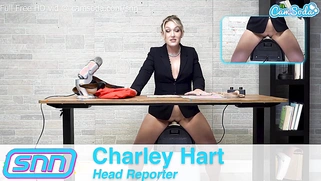 Camsoda News Network Broadcast: Reporter Masturbates on a Sybian