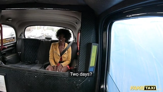 Fake Taxi African Black Queen Rides Huge Thick Dick
