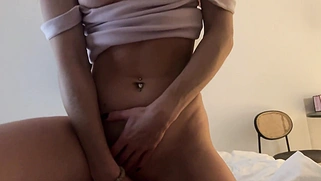 Bubble butt hot blonde asked for my dick reverse cowgirl pov