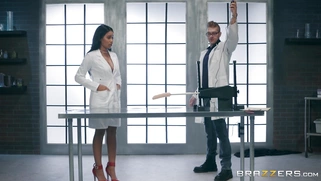 Dr. Jenna J Foxx getting reamed by the Large Hard-On Collider
