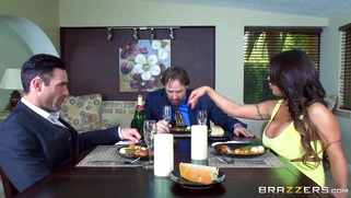 August Taylor seducing her husband's business partner