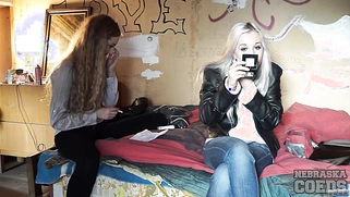 Backstage Lesbian Pussy Licking Party