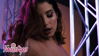 Beautiful LaSirena69 enjoys touching herself and playing music in front of the camera.