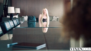 VIXEN Stunning petite Cecilia Lion seduces her playboy boss