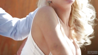 Buxom blonde MILF Nina Elle gets ravaged from behind