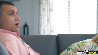 Kaylynn Keys caught her stepson jerking off to MILF porn