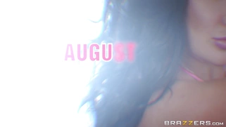 August Taylor gets her ass and big tits oiled